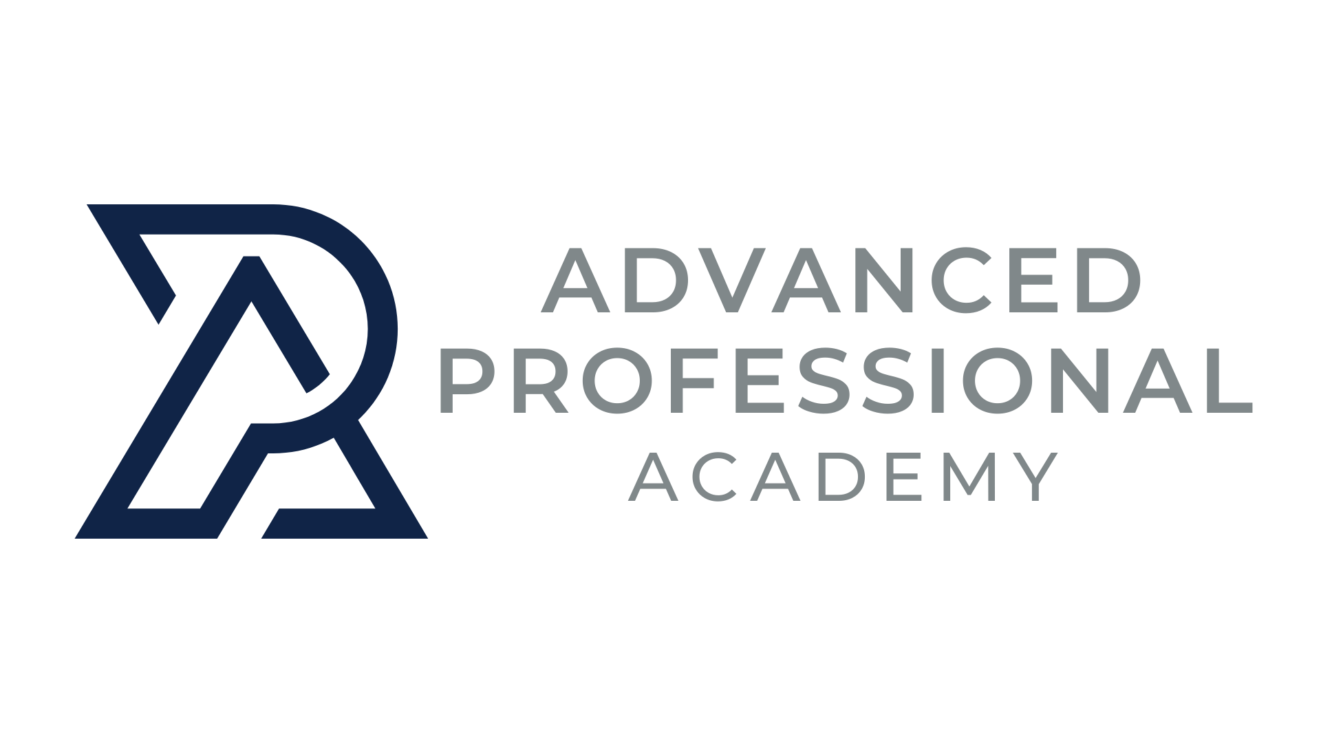 Advanced Professional Academy logo, Link to start page